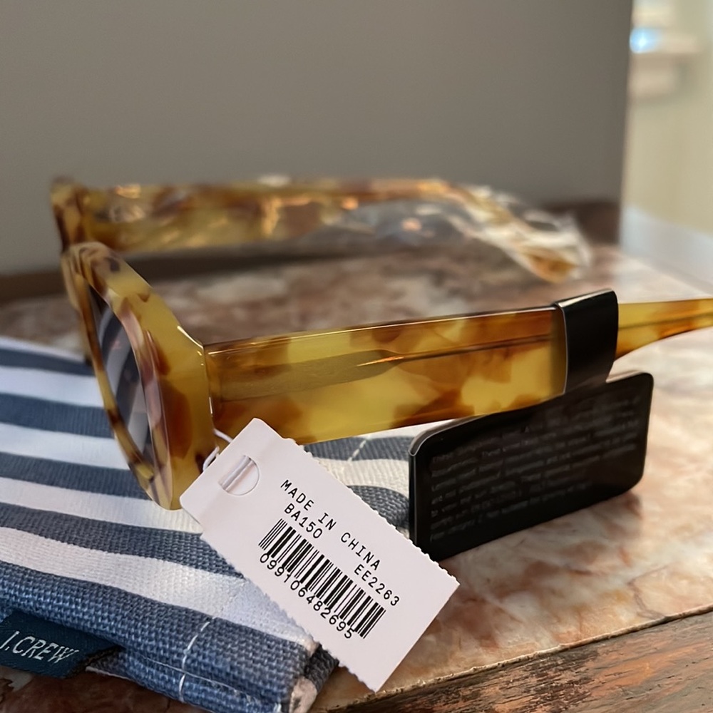 J.Crew Biarritz slim acetate sunglasses BA150 - Picture 4 of 5